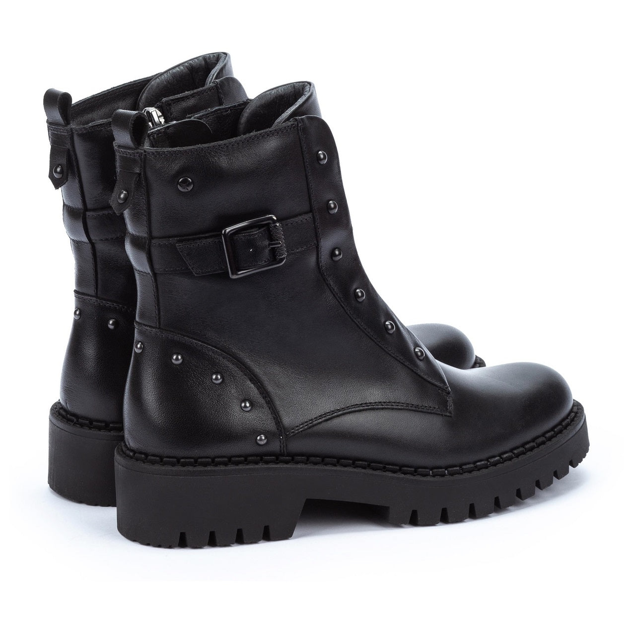 Damesveterlaars 'Aviles' met rits - Zwart - ChaplinshoesDameslaars met veters 'Aviles' en rits - Zwart Pikolinos