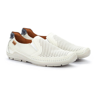 Mocassino da uomo traforato 'Azores' - Bianco sporco - ChaplinshoesMocassino traforato da uomo 'Azzorre' - Bianco sporcoPikolinos