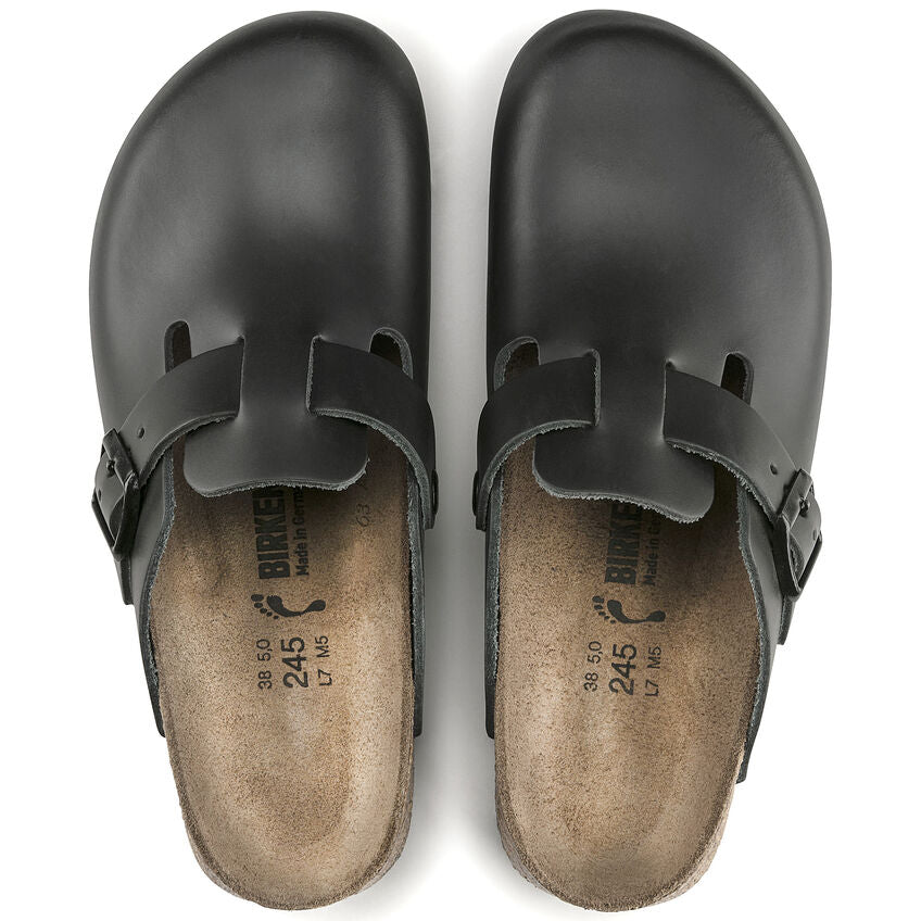 Sandalia tipo zueco unisex 'Boston BS' - Negro - ChaplinshoesSandalia tipo zueco unisex 'Boston BS' - NegroBirkenstock