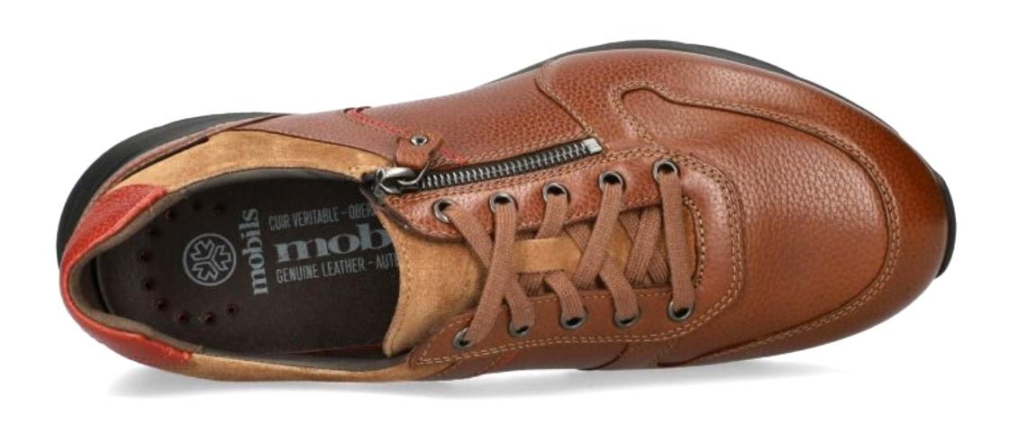 Zapato de hombre Brayan' ergonómico de ajuste ancho (H) con cremallera - Marrón - ChaplinshoesZapato de hombre Brayan' ergonómico de ajuste ancho (H) - con cremallera - MarrónMephisto