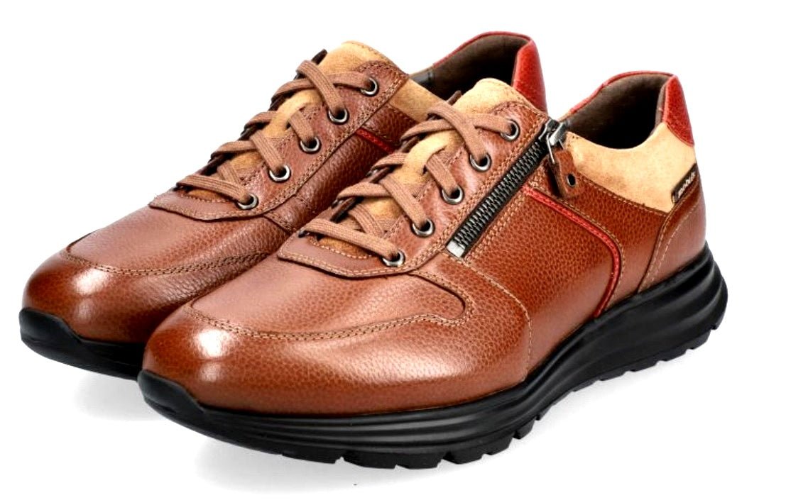 Zapato de hombre Brayan' ergonómico de ajuste ancho (H) con cremallera - Marrón - ChaplinshoesZapato de hombre Brayan' ergonómico de ajuste ancho (H) - con cremallera - MarrónMephisto