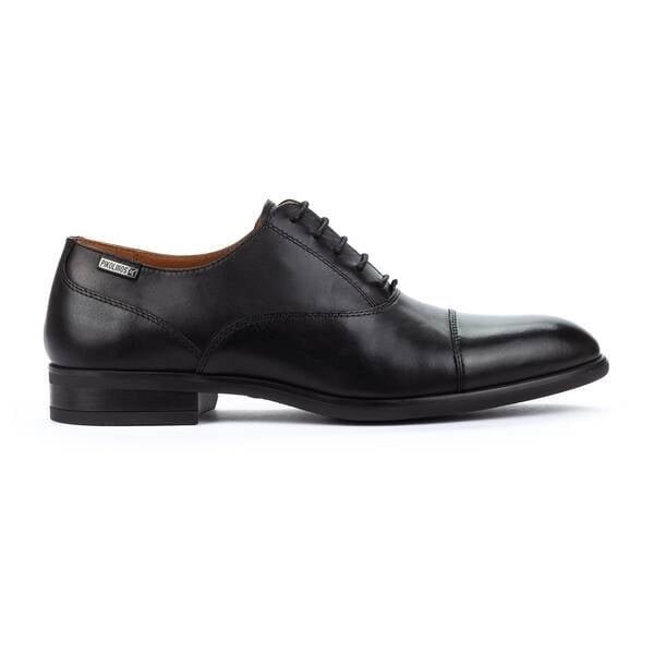 Zapato urbano elegante con cordones para hombre 'Bristol' - Negro - ChaplinshoesZapato smart city con cordones para hombre 'Bristol' - NegroPikolinos