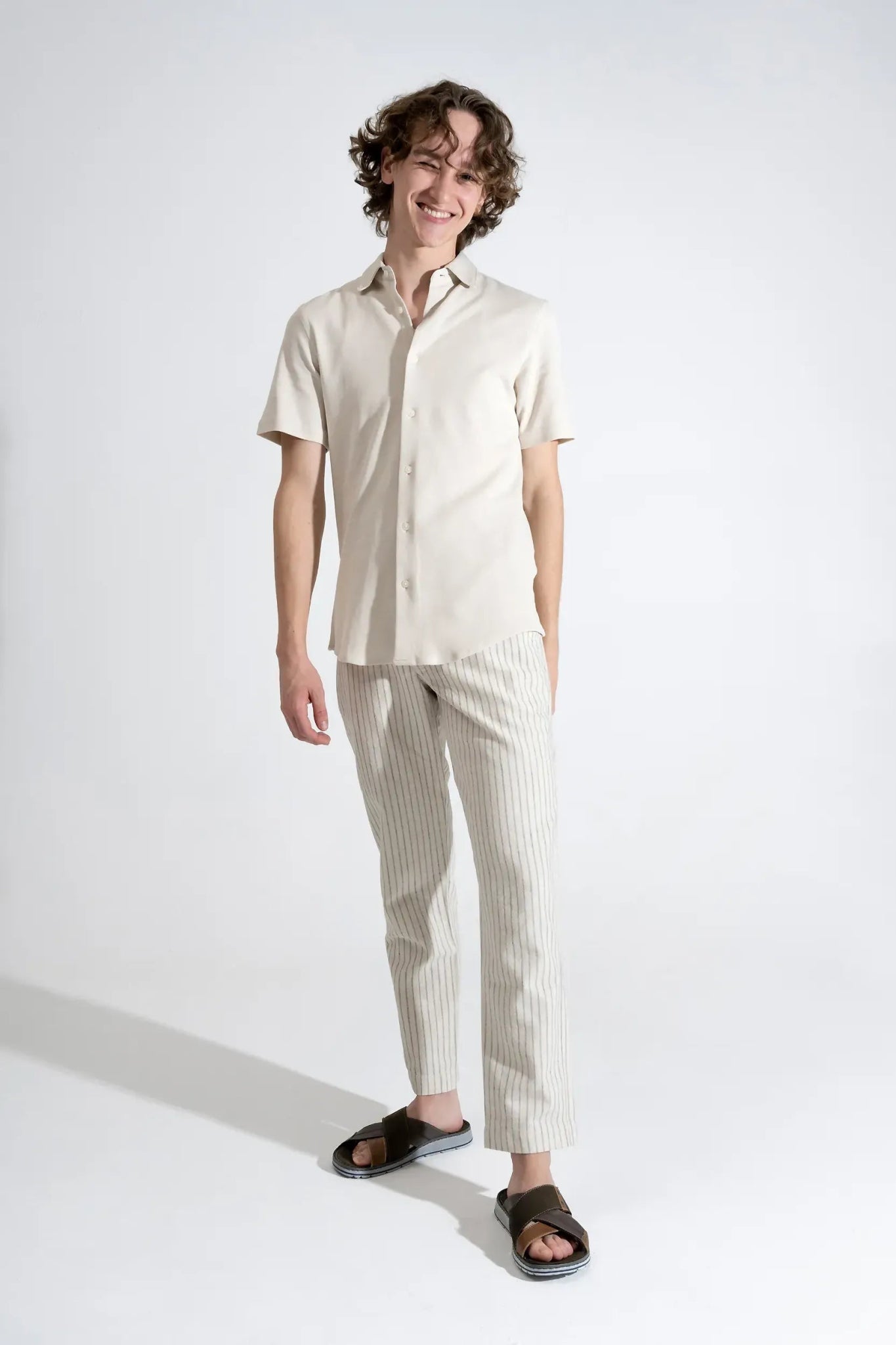 Sandalia de hombre 'Brunello' - Verde - ChaplinshoesSandalia de hombre 'Brunello' - VerdeRohde