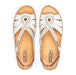 Damessandaal 'Cadaques' - Wit mix - Chaplinshoes'Cadaques' damessandaal - Wit mixPikolinos