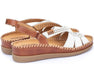 Damessandaal 'Cadaques' - Wit mix - Chaplinshoes'Cadaques' damessandaal - Wit mixPikolinos