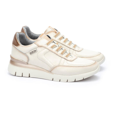 Zapatilla deportiva con cordones para mujer 'Cantabria' - blanco roto - ChaplinshoesDeportivas de mujer con cordones 'Cantabria' blanco roto Pikolinos