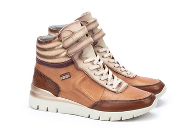 'Cantabria' Bota de encaje para mujer - Cremallera - Marrón - ChaplinshoesBota de mujer 'Cantabria' con cordones y cremallera - MarrónPikolinos