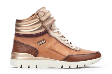 'Cantabria' Bota de encaje para mujer - Cremallera - Marrón - ChaplinshoesBota de mujer 'Cantabria' con cordones y cremallera - MarrónPikolinos