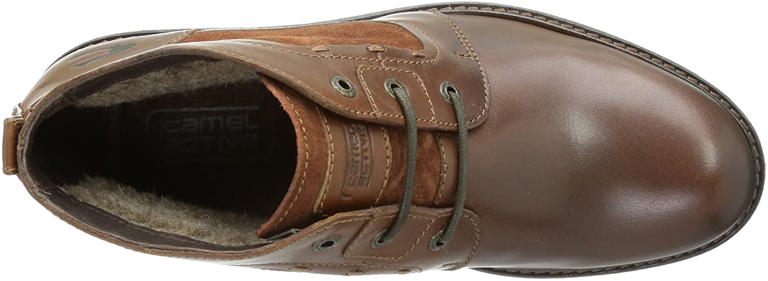 Bota con forro cálido para hombre 'Chelsea' - Marrón - ChaplinshoesBota con forro cálido para hombre 'Chelsea' - MarrónCamel Active