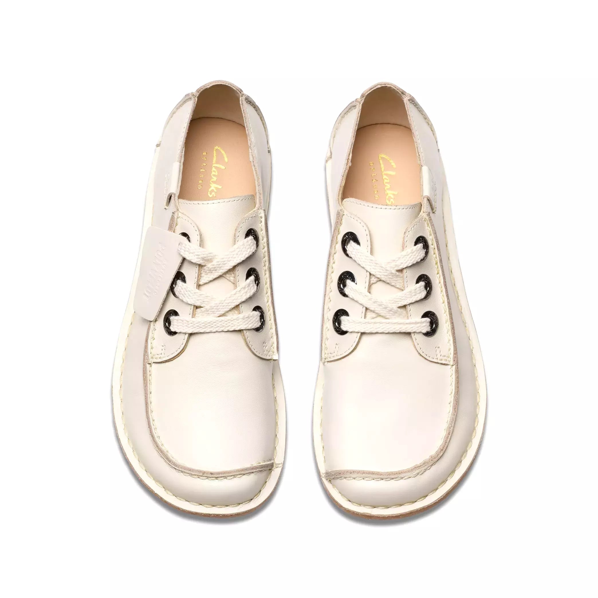 'Funny Dream' women's lace-up shoe - off white