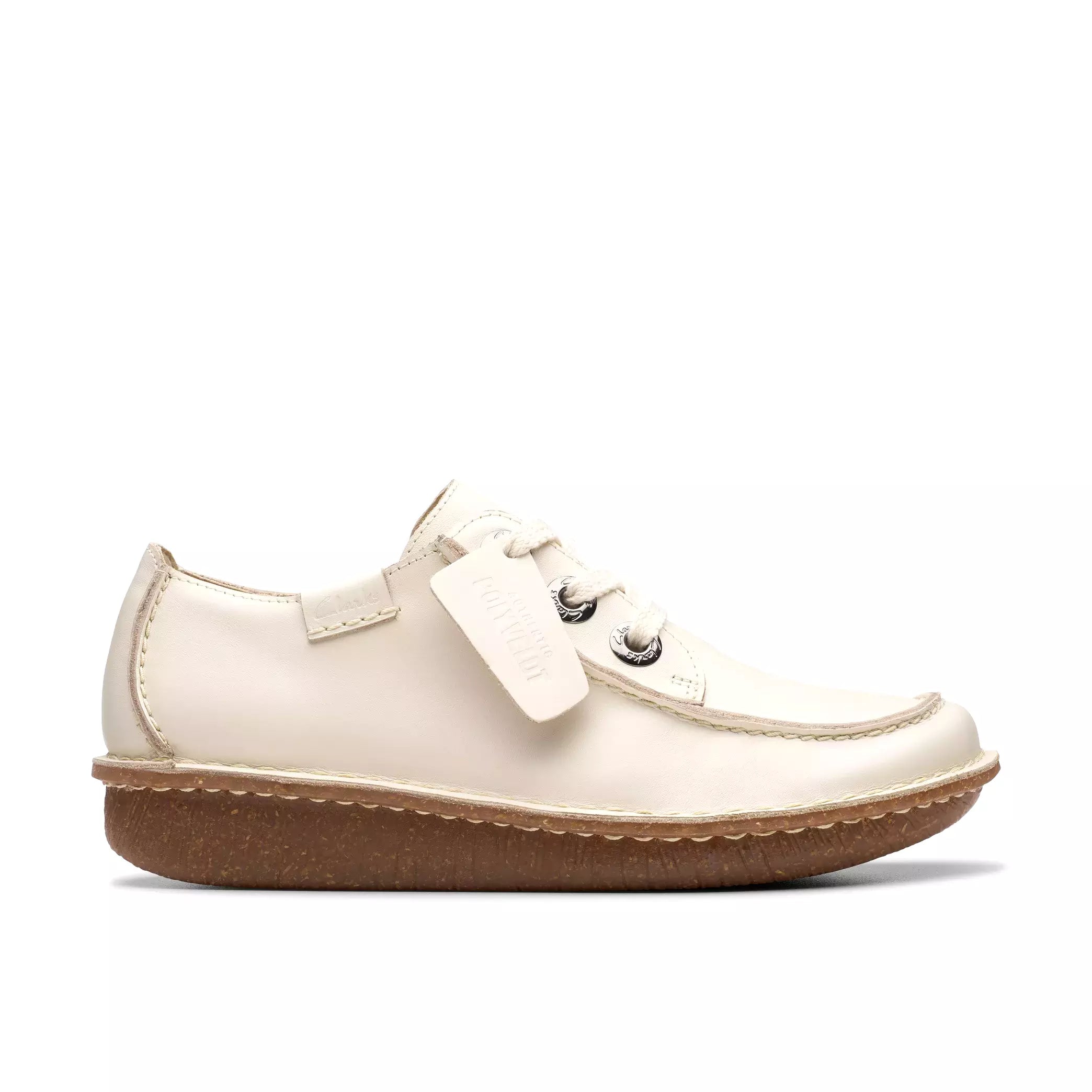 'Funny Dream' women's lace-up shoe - off white