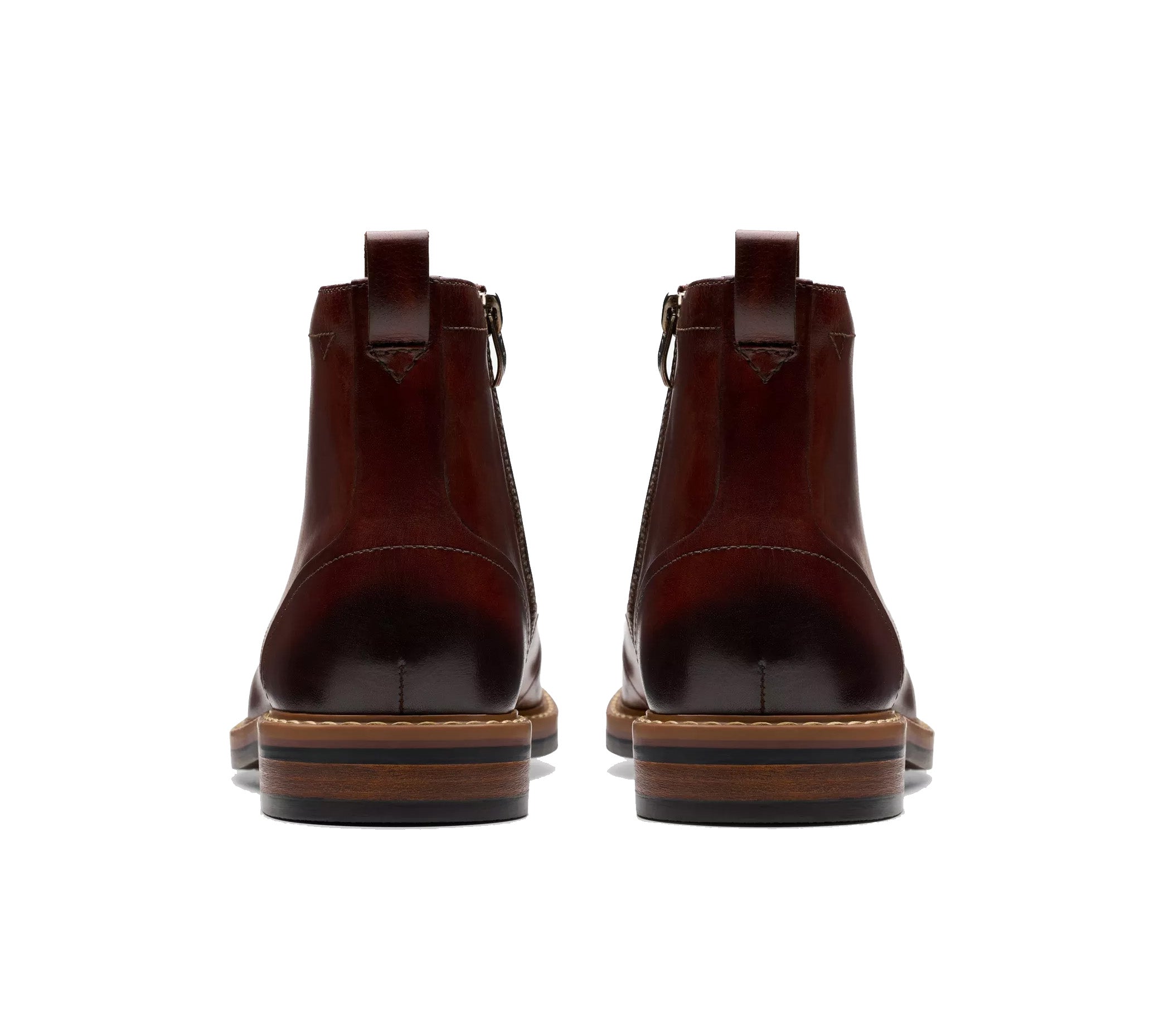 'Aldwin Cap' men's lace-zip boot - brown