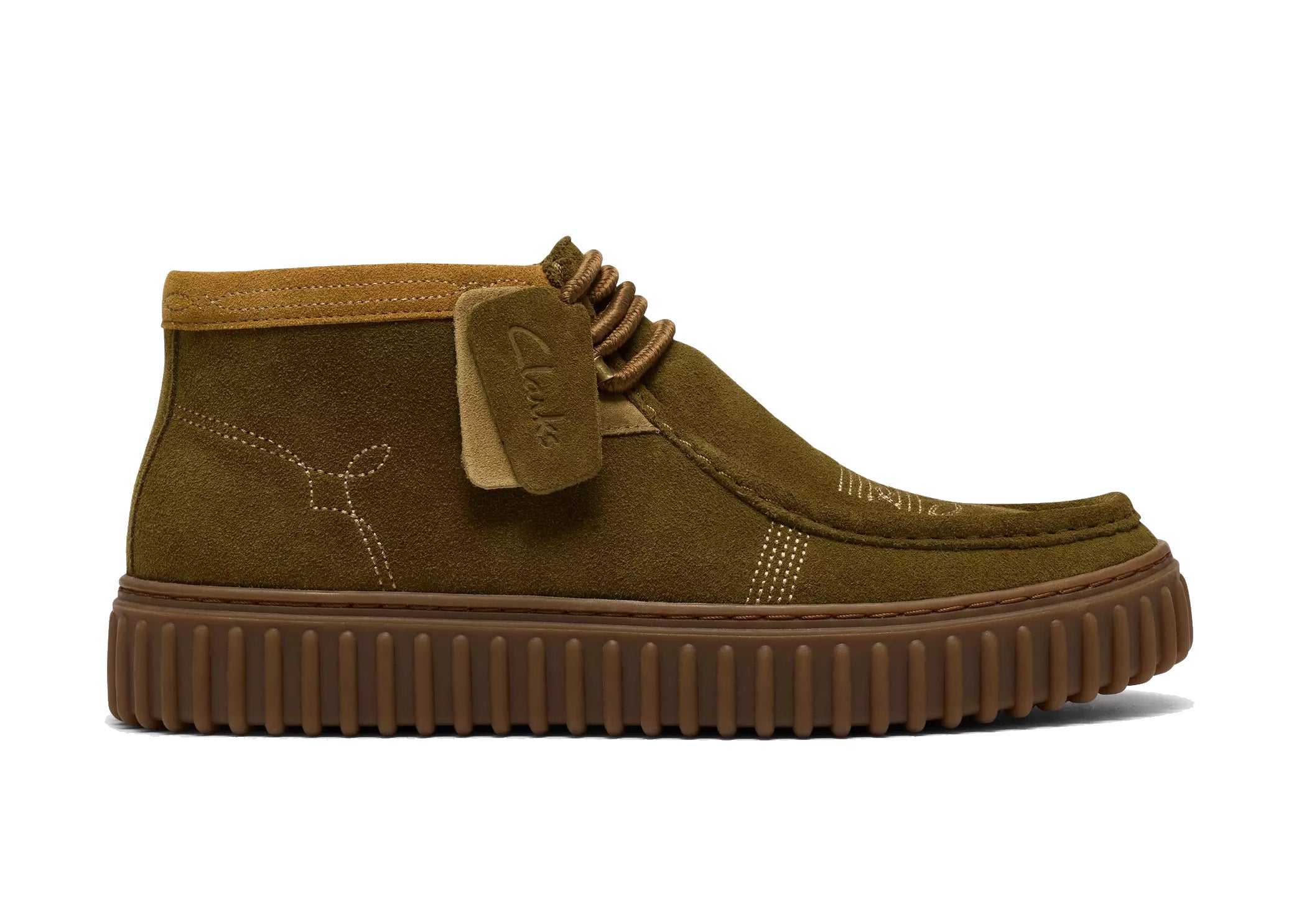 'Torhill Hi' men's ankle boot - green