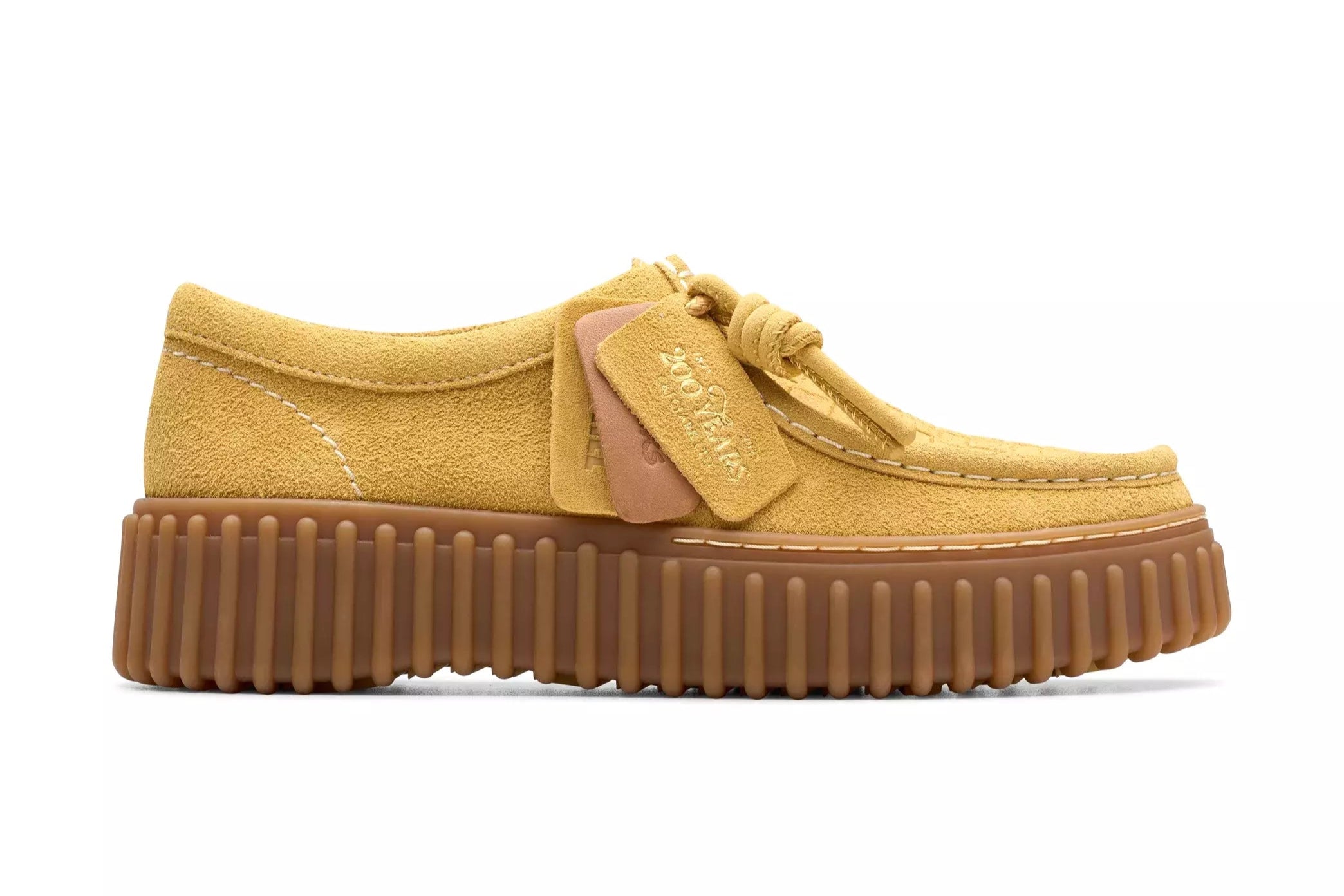 Scarpa stringata da donna "Torhill Bee" - gialla