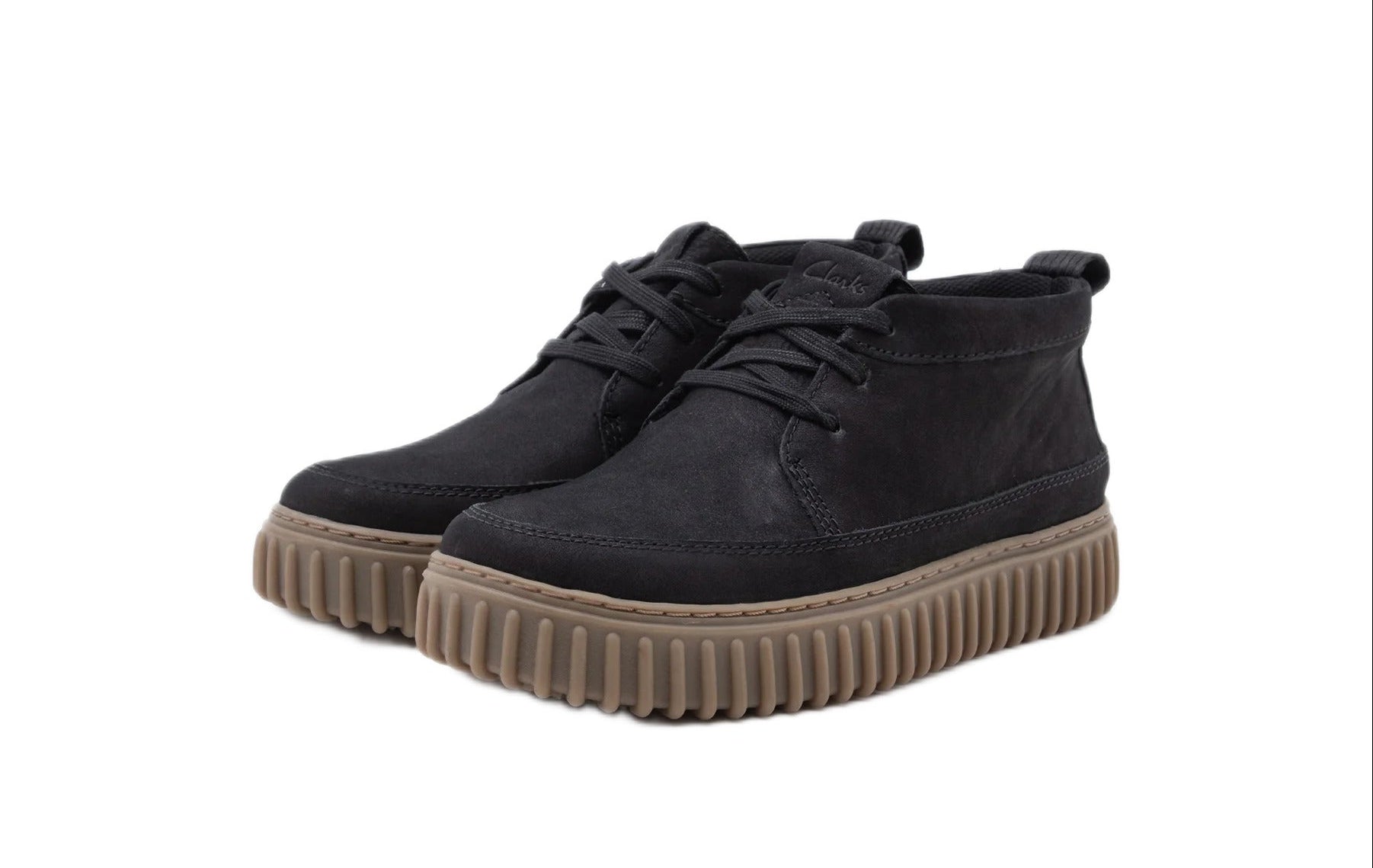 'Torhill Lace Hi' Botín para hombre - negro