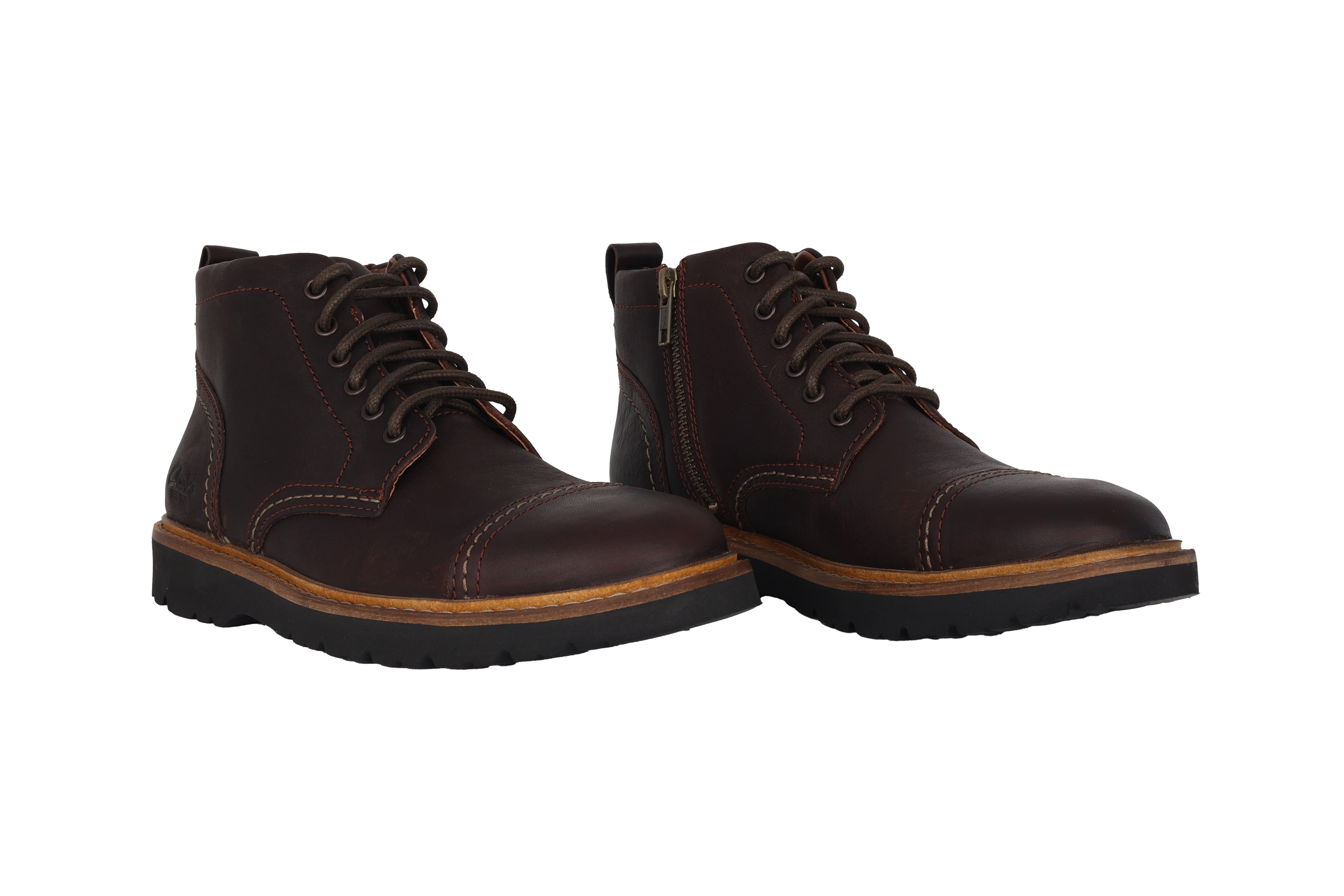 Bottine à lacets pour homme 'Weltridge Zip' - marron