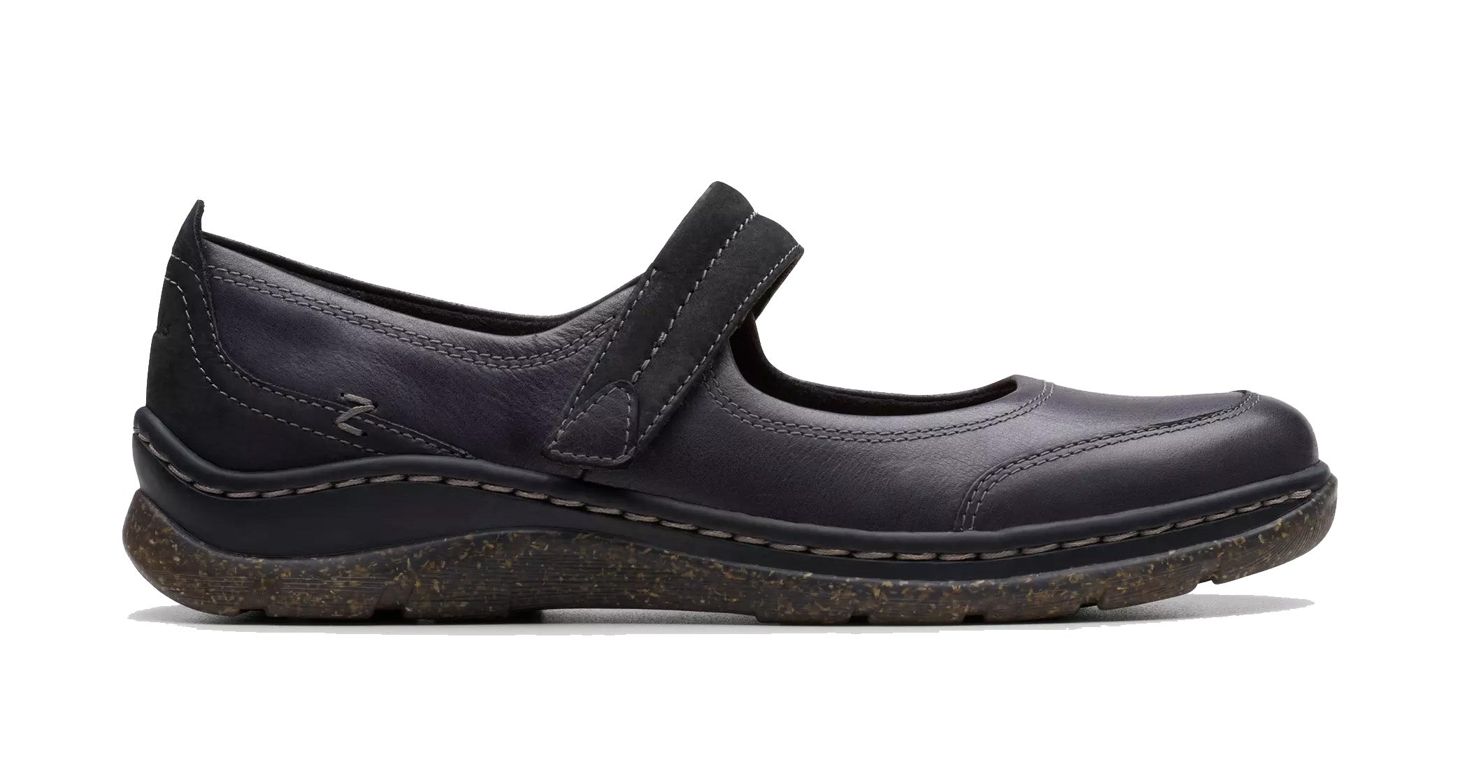 Scarpa comoda con cinturino "Orlene Jane" da donna - Nera