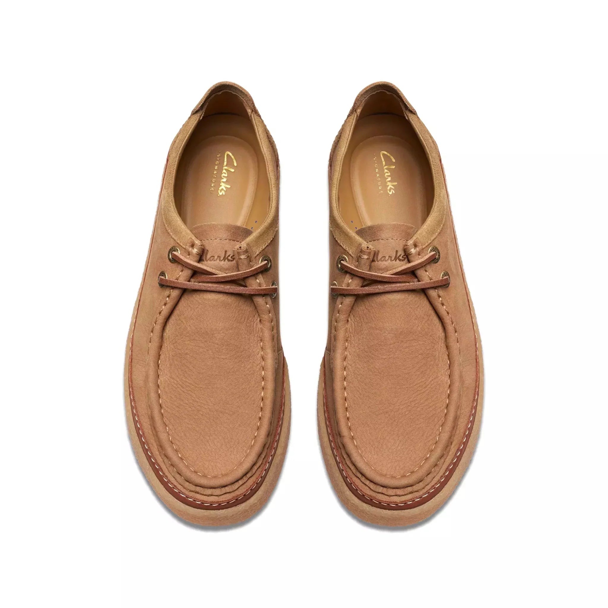 Scarpa stringata da uomo 'Clarkwood Moc' - Marrone - ChaplinshoesScarpa stringata da uomo 'Clarkwood Moc' - MarroneClarks
