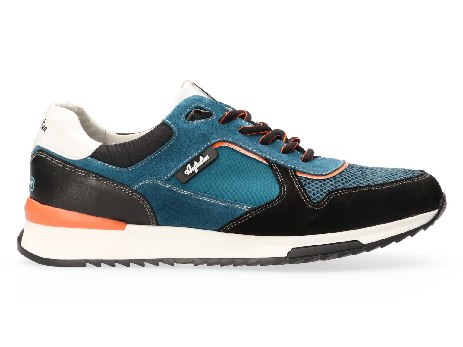 'Dakar' heren sneaker met veters - blauw mix - Chaplinshoes'Dakar' herensneaker met veters - blauw mixAustralisch