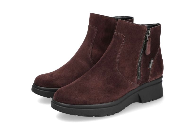 'Doucia' women's warmlined ankle boot - Purple plum - Chaplinshoes'Doucia' women's warmlined ankle boot - Purple plumMephisto