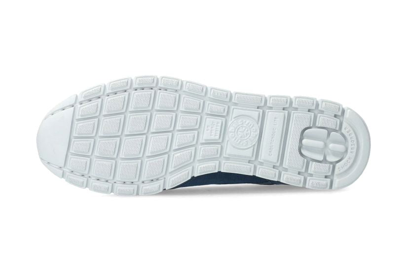 Ergonomische damessneaker met brede pasvorm (H) 'Dyria' - blauw - ChaplinshoesErgonomische damessneaker met brede pasvorm (H) 'Dyria' - blauwMephisto