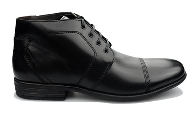 Heren enkellaars 'Eaton' - Zwart - ChaplinshoesHeren enkellaars 'Eaton' - BlackCamel Active