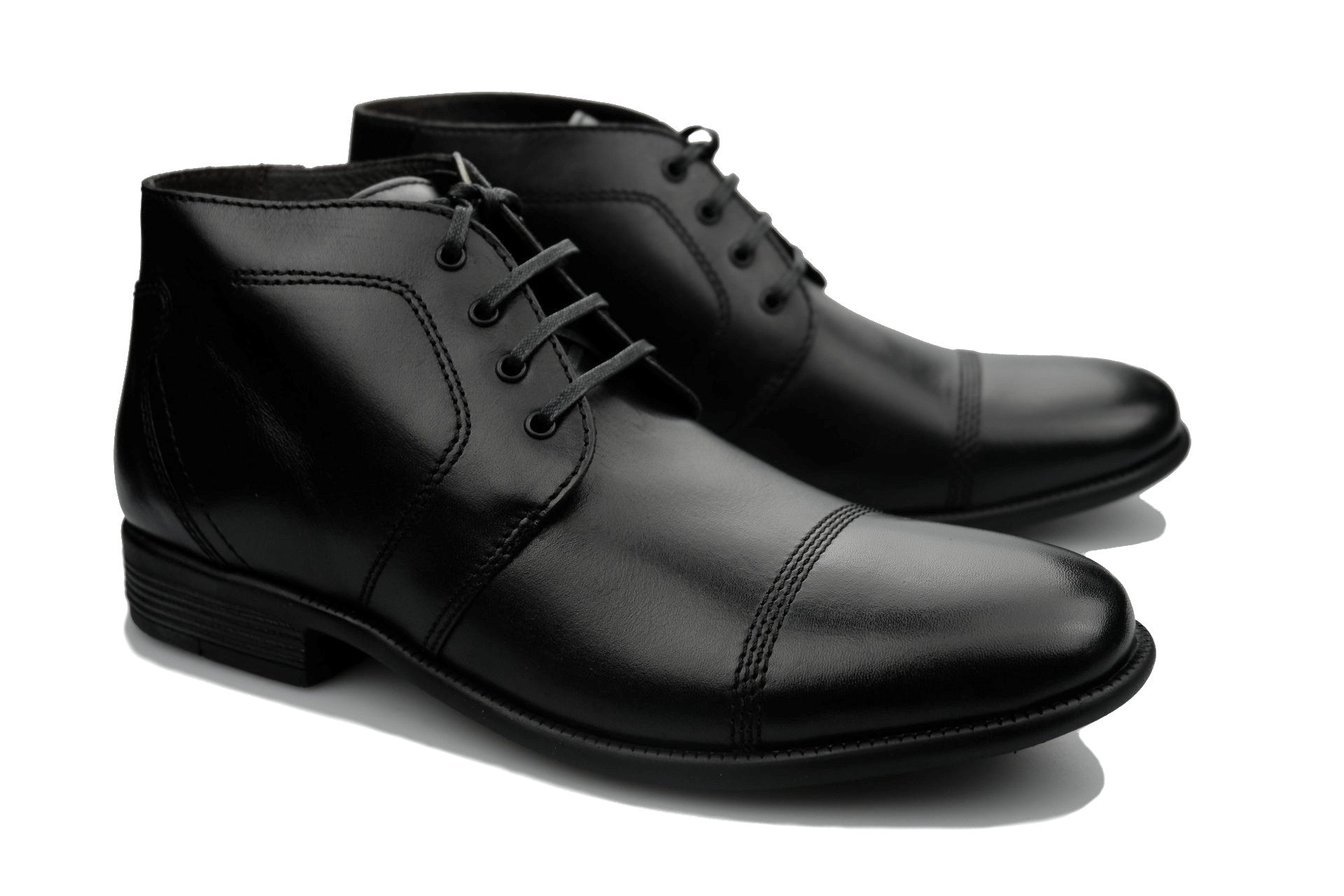 Heren enkellaars 'Eaton' - Zwart - ChaplinshoesHeren enkellaars 'Eaton' - BlackCamel Active