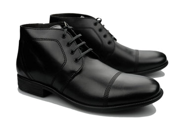 Heren enkellaars 'Eaton' - Zwart - ChaplinshoesHeren enkellaars 'Eaton' - BlackCamel Active