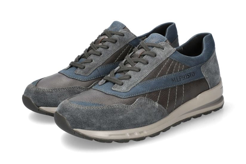Ergonomischer Herren-Schnürsneaker 'Barth' - Graublau