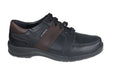 Scarpe ergonomiche da uomo con vestibilità ampia (H) 'Edward' - Nero - ChaplinshoesScarpe ergonomiche da uomo con vestibilità ampia (H) "Edward" - BlackMephisto