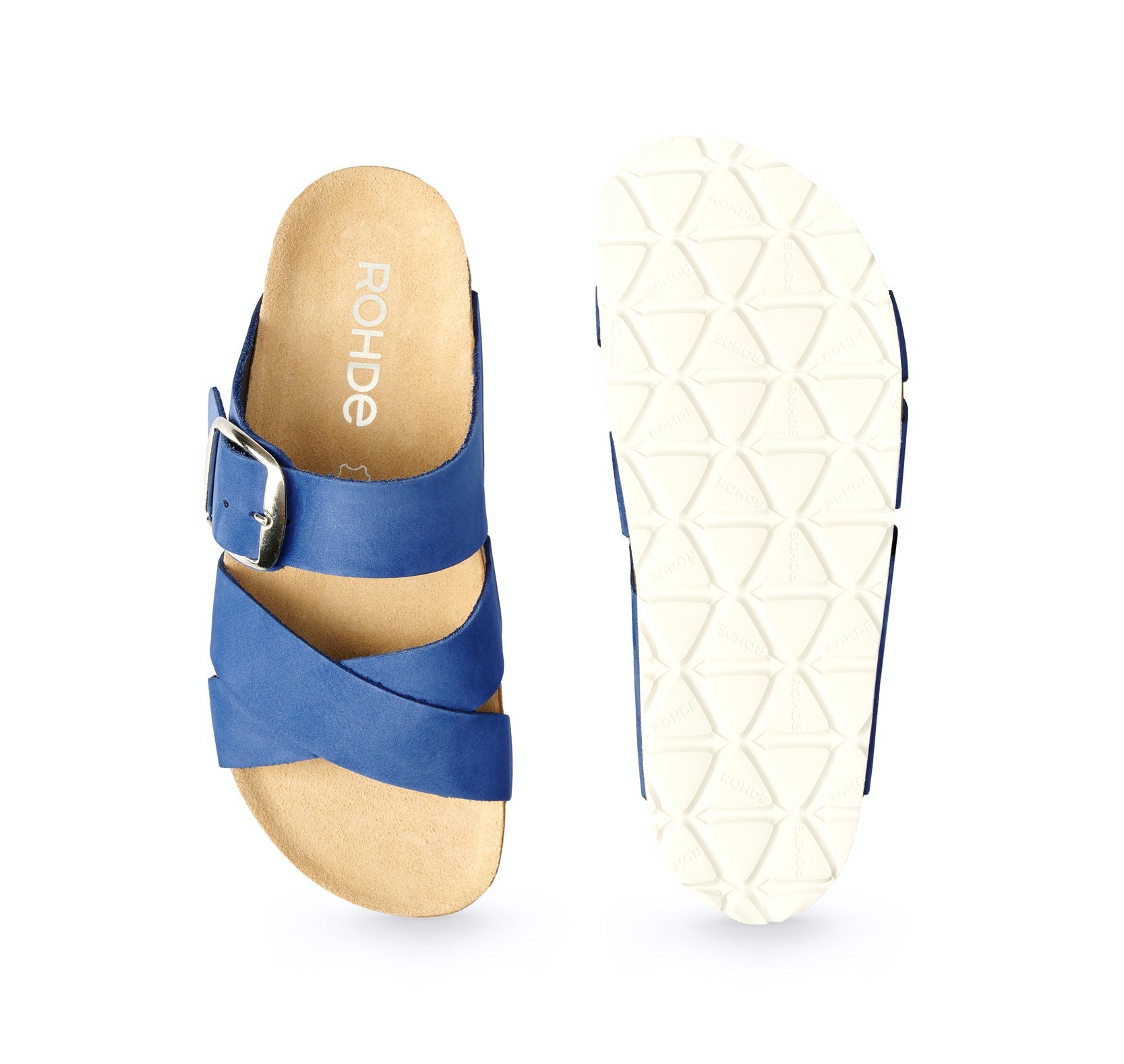 Sandalia tipo chancla para mujer 'Elba' - azul - ChaplinshoesSandalia tipo chancla para mujer 'Elba' - azulRohde