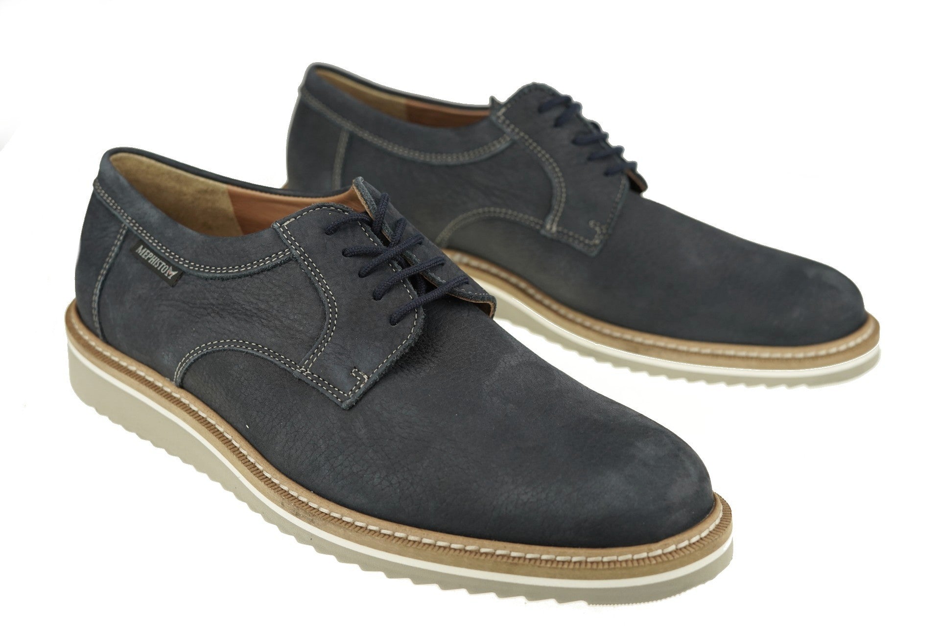 Zapato con cordones para hombre 'Enzo' - azul marino - Chaplinshoes'Enzo' zapato con cordones para hombre - azul marinoMephisto