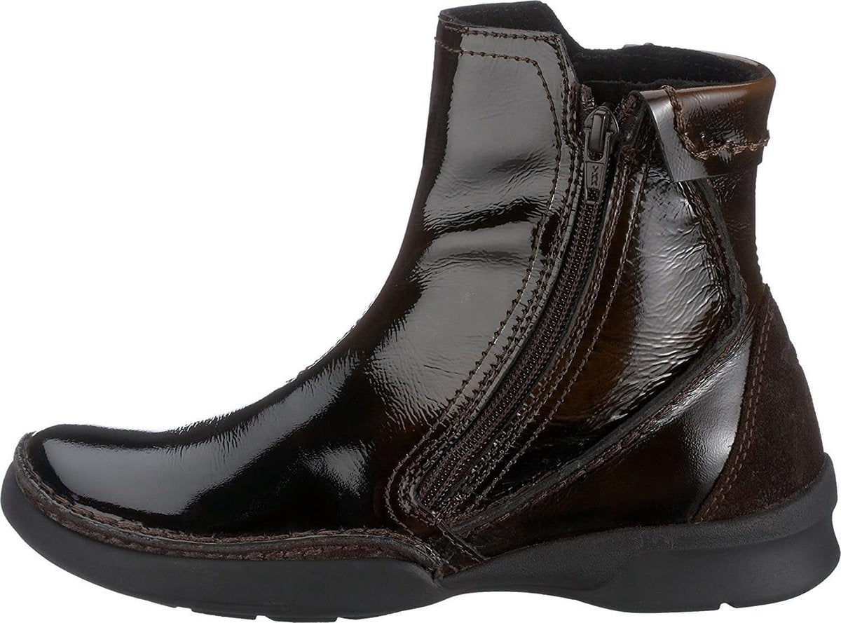 Botín de mujer 'Eris' - Charol marrón - ChaplinshoesBotín mujer 'Eris' - Charol marrónCamel Active