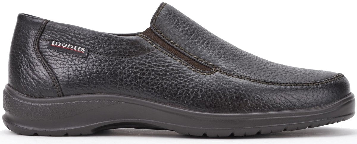 Mocasín ergonómico de corte ancho (H) para hombre 'Ewald' - Marrón - ChaplinshoesMocasín ergonómico de hombre con corte ancho (H) 'Ewald' - MarrónMephisto