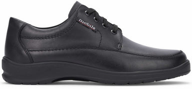 Scarpa stringata ergonomica da uomo "Ezard" con vestibilità ampia (H) - nera - ChaplinshoesScarpa stringata ergonomica da uomo con vestibilità ampia (H) "Ezard" - neraMephisto