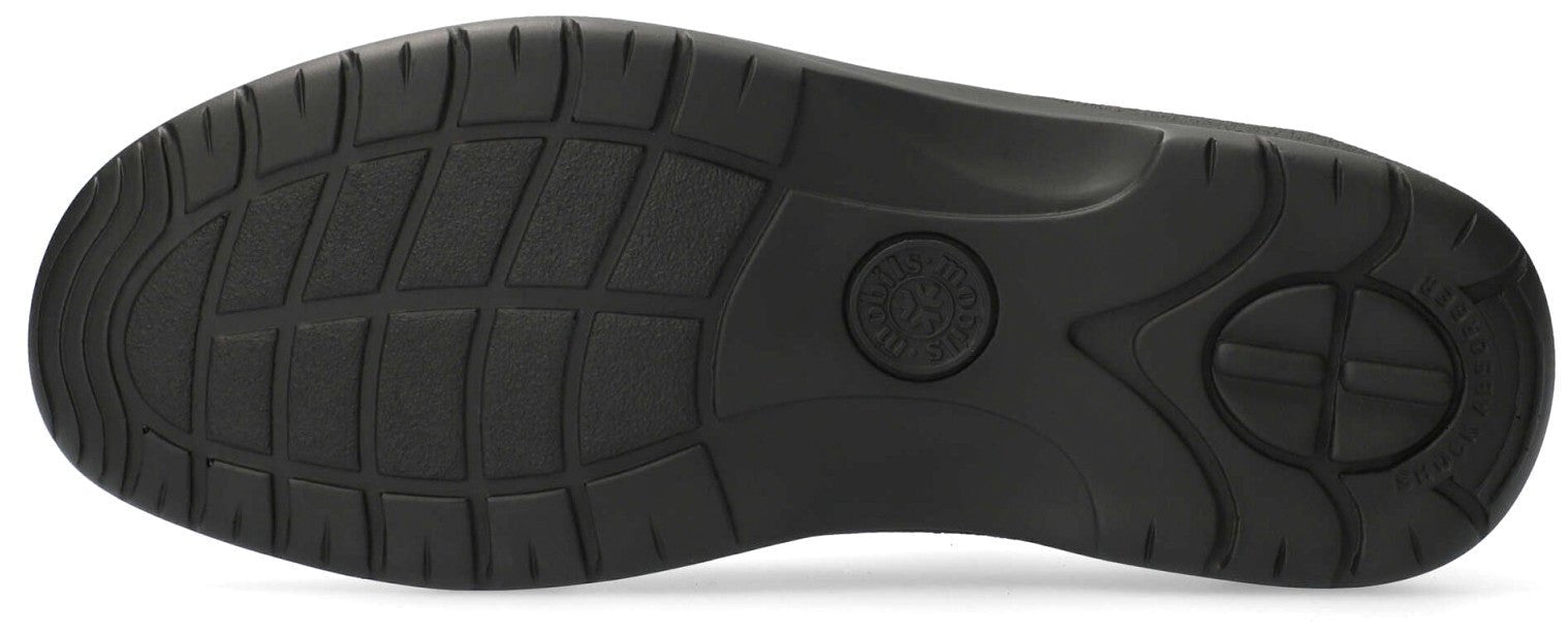 Zapatos ergonómicos de hombre (H) 'Ezard' - Negro - ChaplinshoesZapatos de hombre ergonómicos de corte ancho (H) 'Ezard' - NegroMephisto