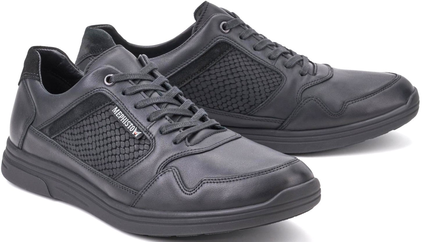 'FELIPE' - zapatilla deportiva con cordones para hombre - negro - Chaplinshoes'FILIPE' - zapatillas con cordones para hombre - negro Mephisto