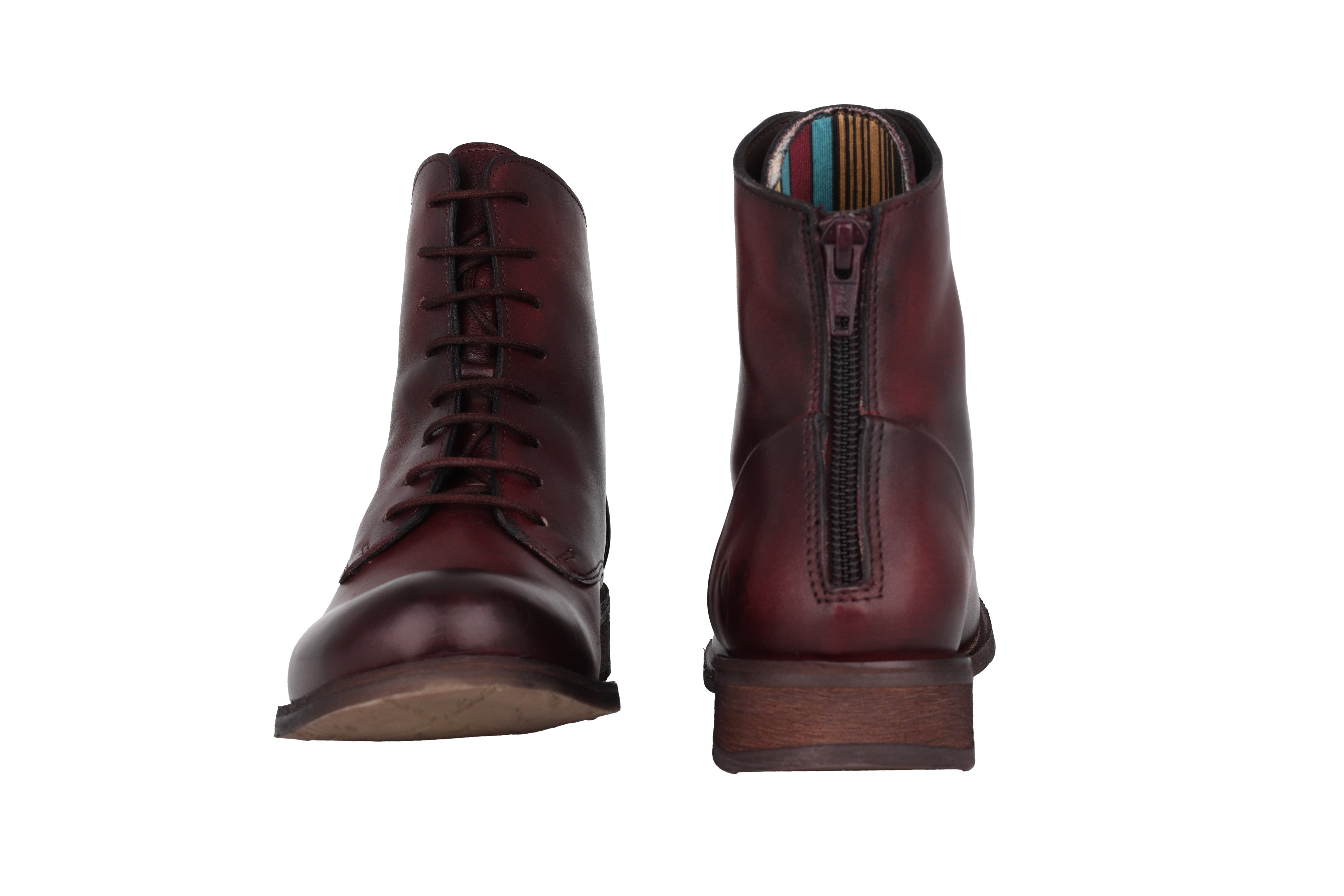 'Beja' women's ankle boot - Red