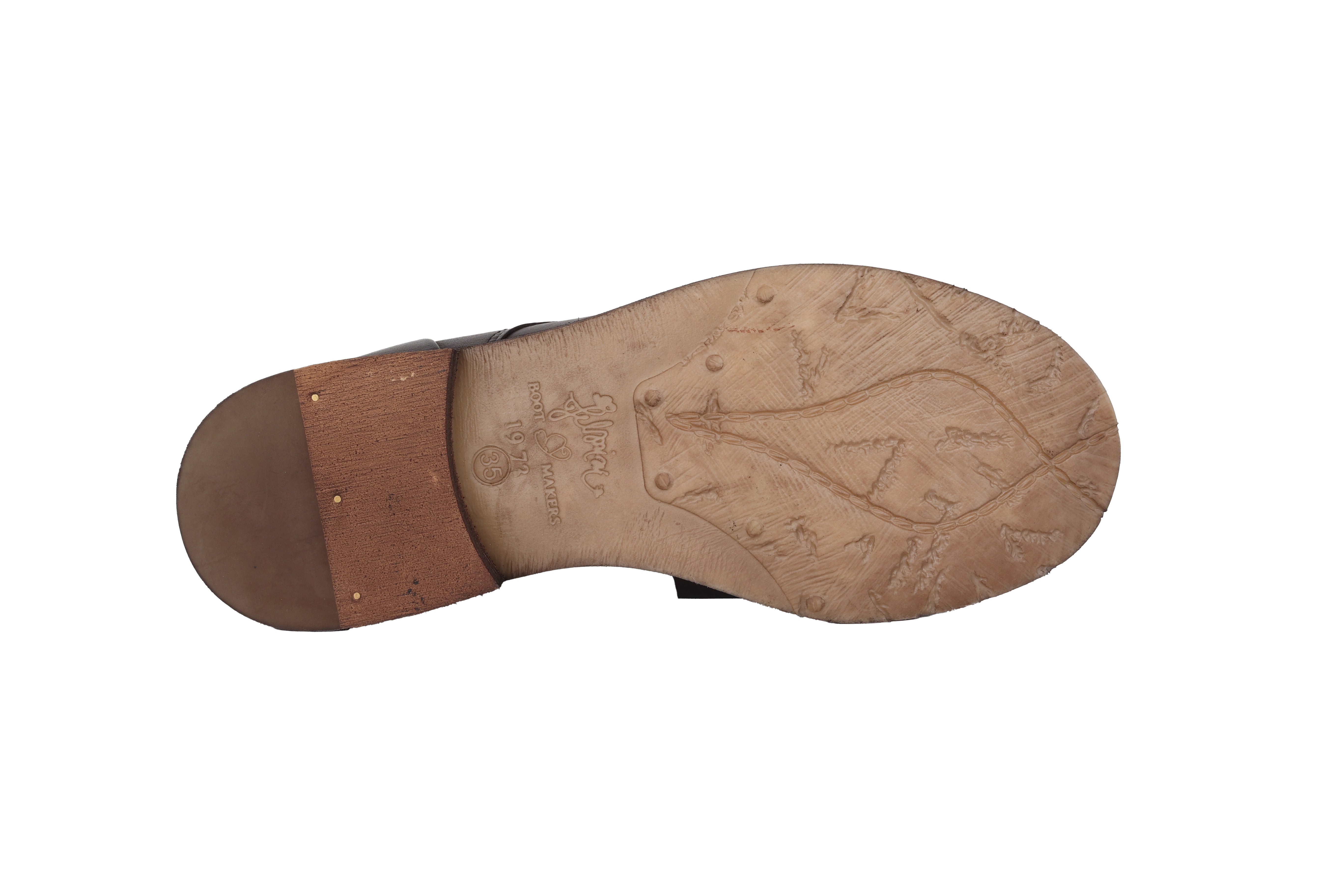 'Beja' women's ankle boot - dark brown