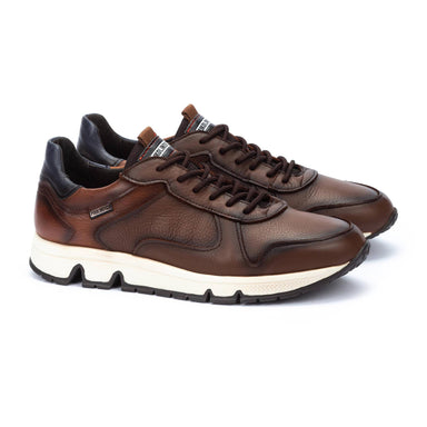 'Ferrol' heren sneaker met veters - cuero bruin - Chaplinshoes'Ferrol' heren sneaker met veters - cuero bruinPikolinos