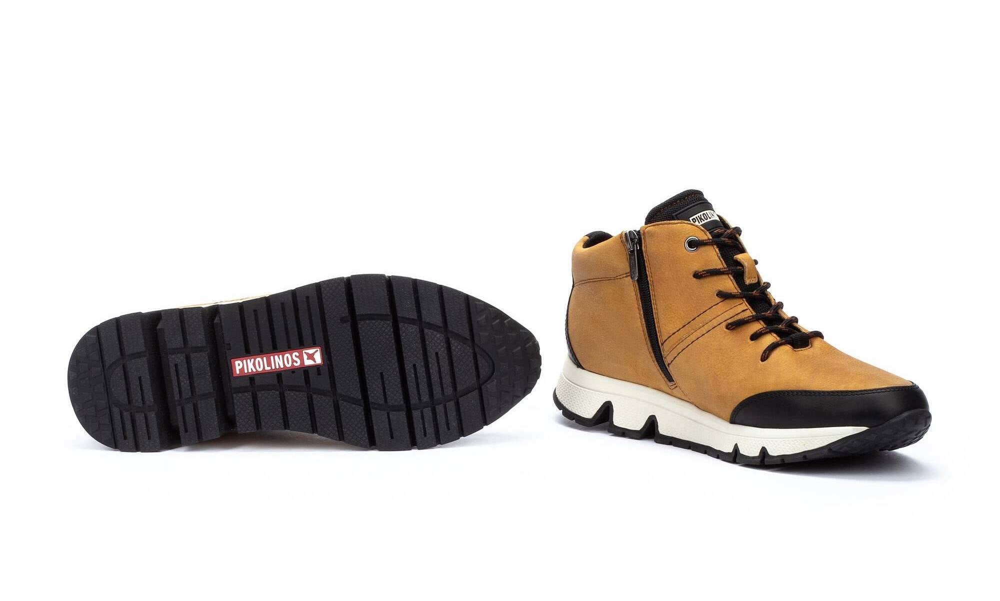 Bota deportiva para hombre 'Ferrol' - marrón camel - ChaplinshoesBota sport hombre 'Ferrol' - marrón camelPikolinos