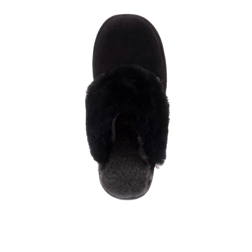 Zapatilla de estar por casa mujer 'Flurry' - Negro - ChaplinshoesZapatilla de estar por casa de mujer 'Flurry' - BlackWarmbat