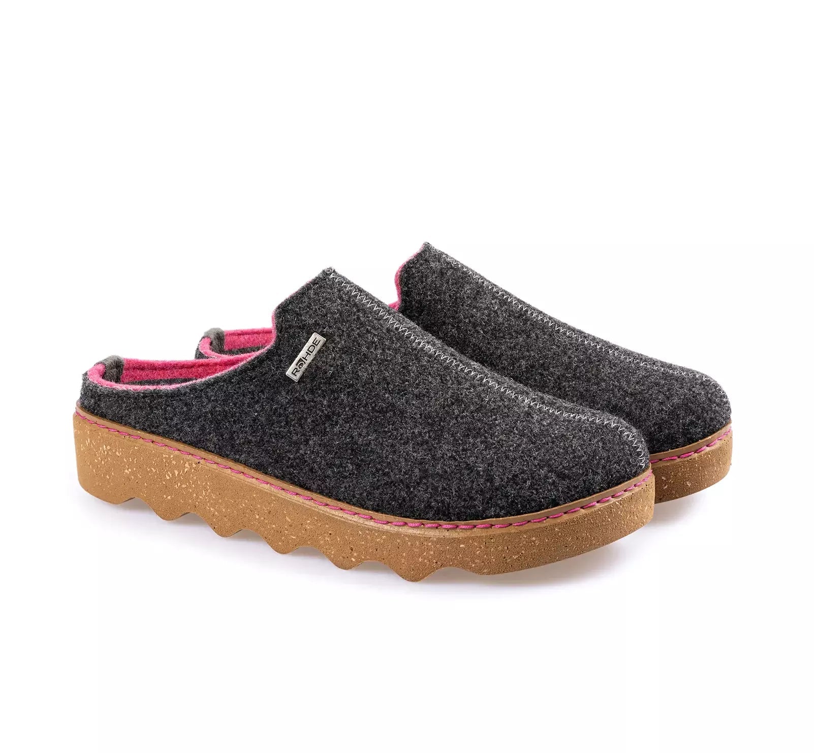 Zapatilla de interior para mujer 'Foggia - D' - Oscuro - gris - ChaplinshoesZapatilla de interior para mujer 'Foggia - D' - Oscuro - grisRohde