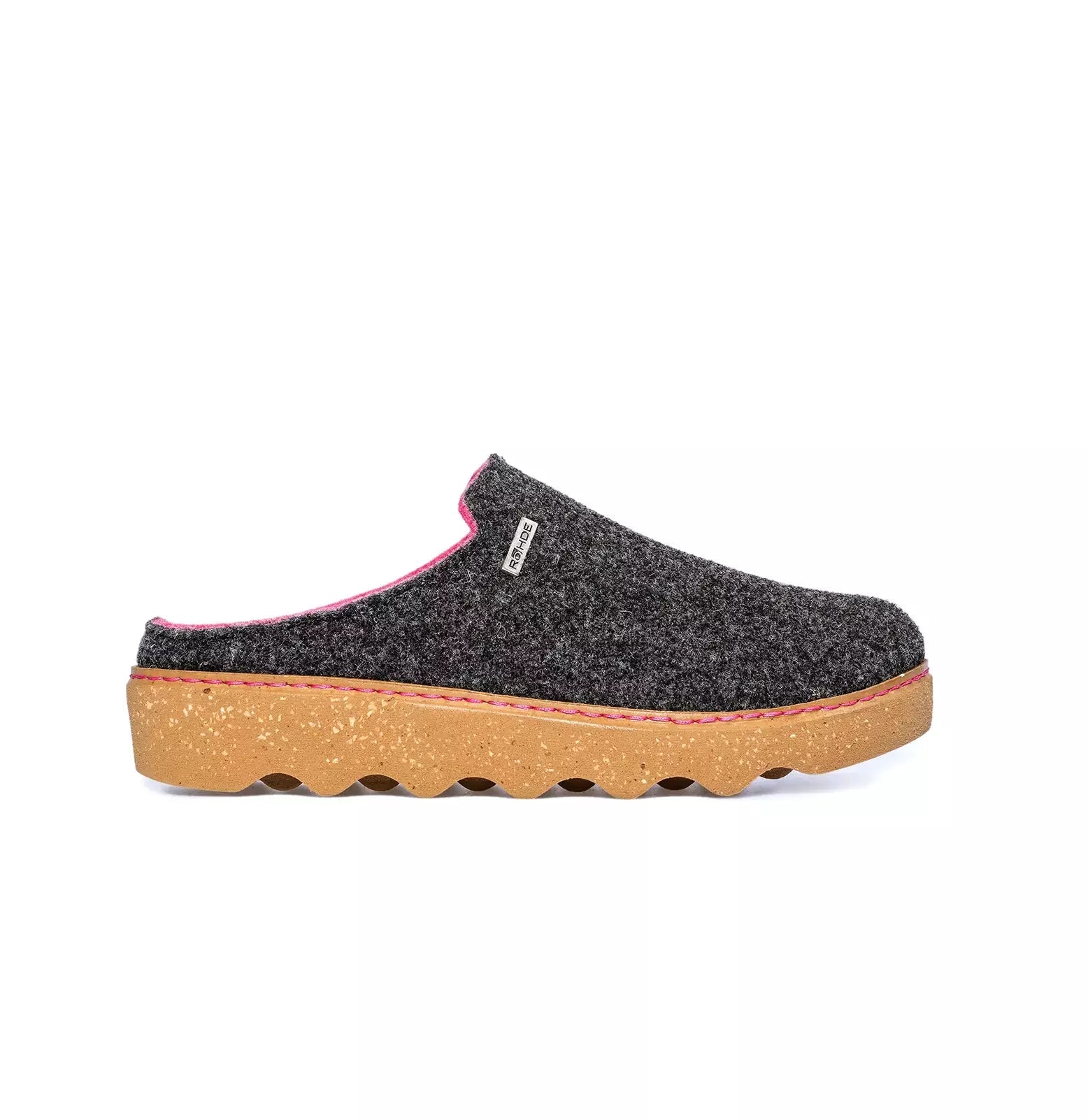 Zapatilla de interior para mujer 'Foggia - D' - Oscuro - gris - ChaplinshoesZapatilla de interior para mujer 'Foggia - D' - Oscuro - grisRohde