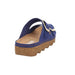'Foggia - D' women's slide homeslipper - blue - Chaplinshoes'Foggia - D' women's slide homeslipper - blueRohde