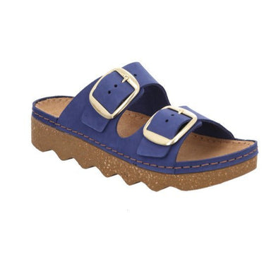 'Foggia - D' women's slide homeslipper - blue - Chaplinshoes'Foggia - D' women's slide homeslipper - blueRohde