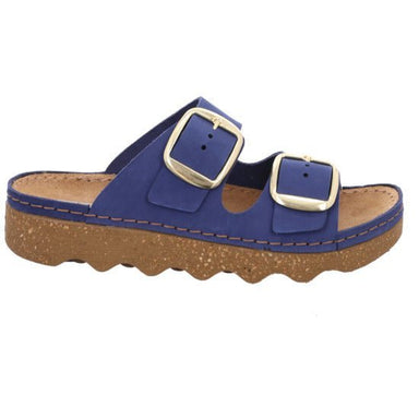 'Foggia - D' women's slide homeslipper - blue - Chaplinshoes'Foggia - D' women's slide homeslipper - blueRohde