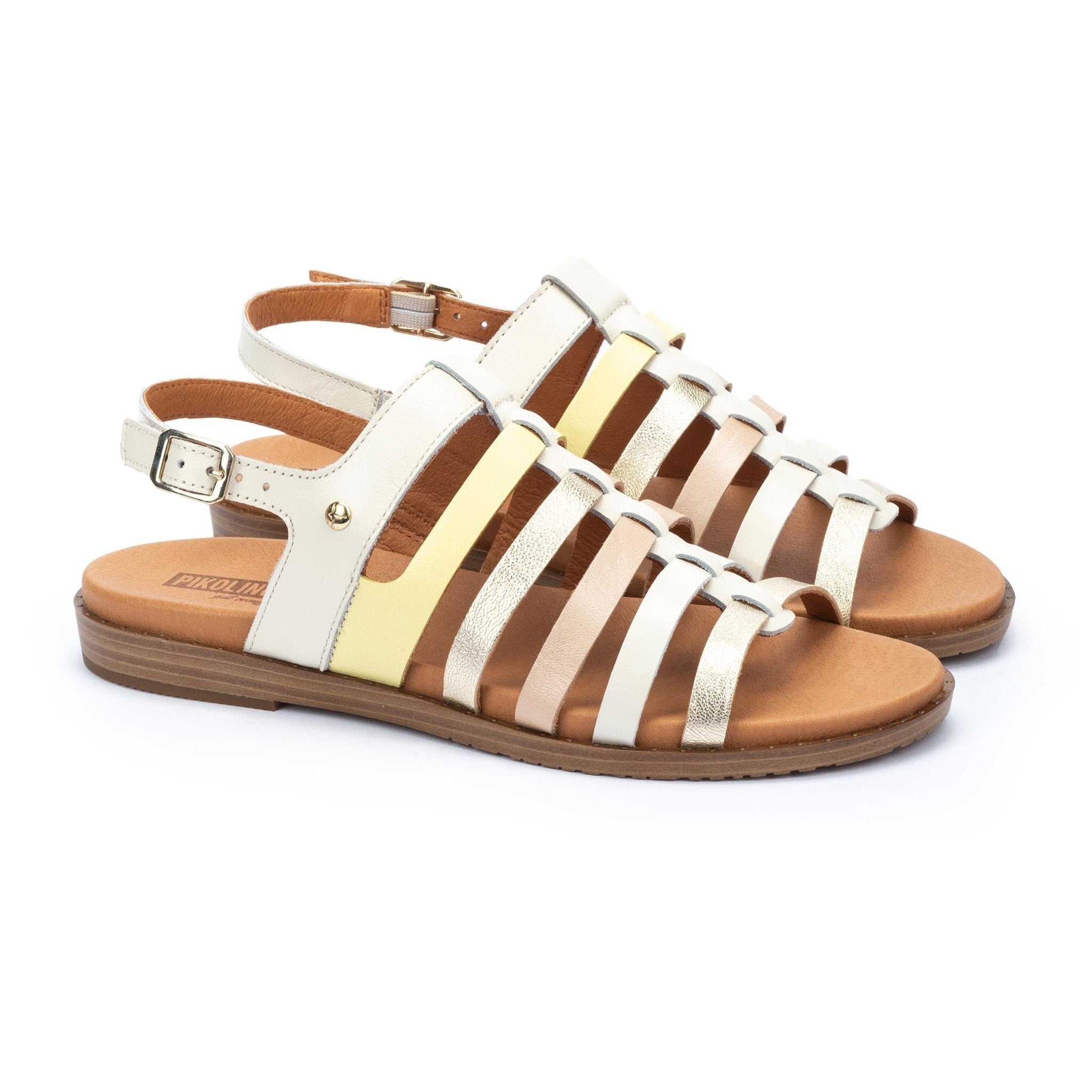 Sandalia mujer 'Formentera' - Mezcla blanco - ChaplinshoesSandalia mujer 'Formentera' - Mix blancoPikolinos