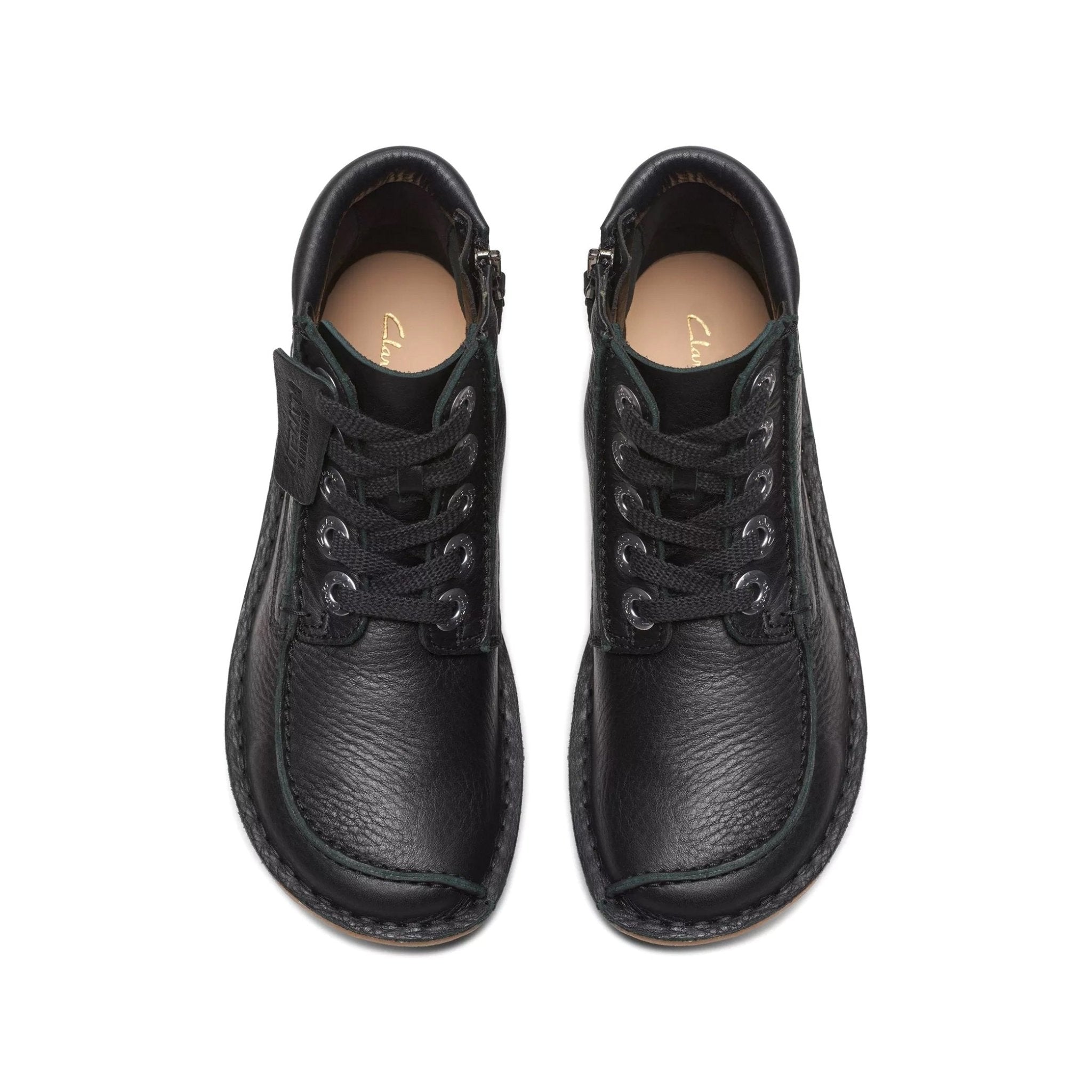 Botas de encaje para mujer 'Funny Cedar' con cremallera - negro - ChaplinshoesBotas de mujer con cordones y cremallera 'Funny Cedar' - negroClarks