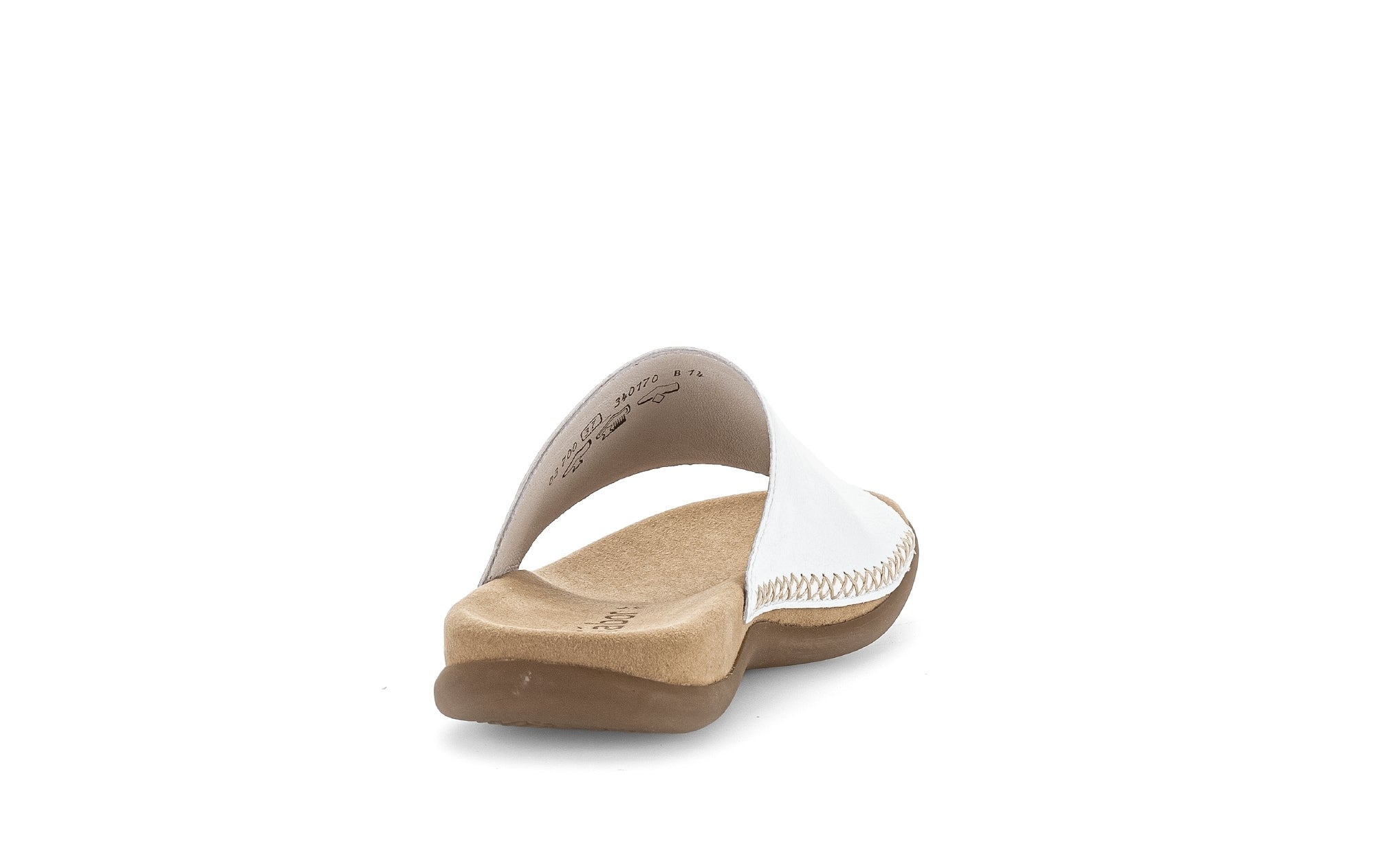 '03.700.21' women's toe slide sandal - white